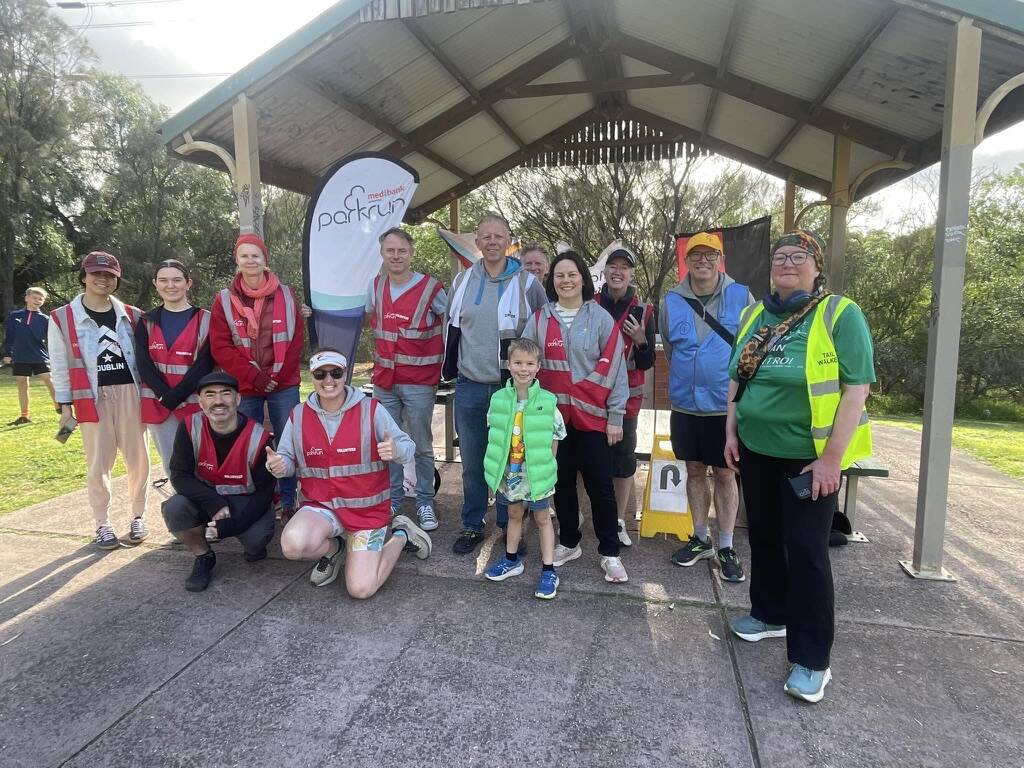 Merri Creek Running Club members headlining the volunteer roster at Kirkdale Reserve parkrun